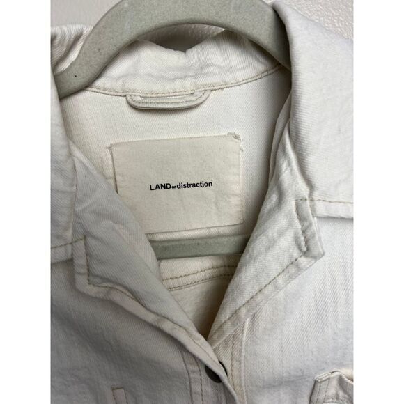 Land of Distraction Ivory Jacket Women's Sz. M - Picture 3 of 6
